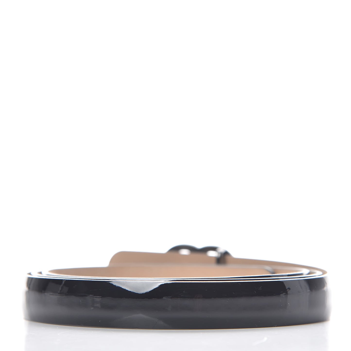 Patent CC Skinny Belt 85 34 Black