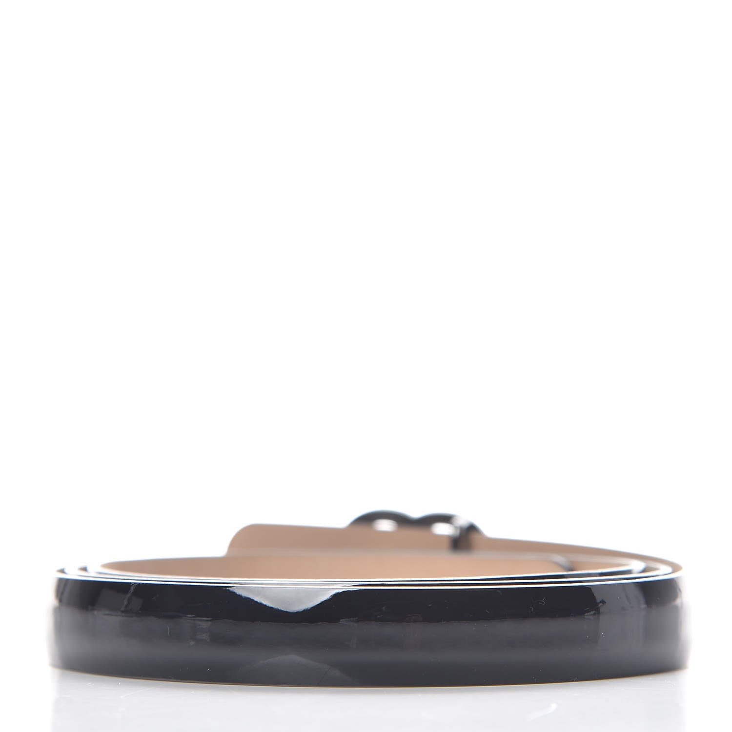 Chanel Patent CC Skinny Belt 85 34 Black 3 of 9