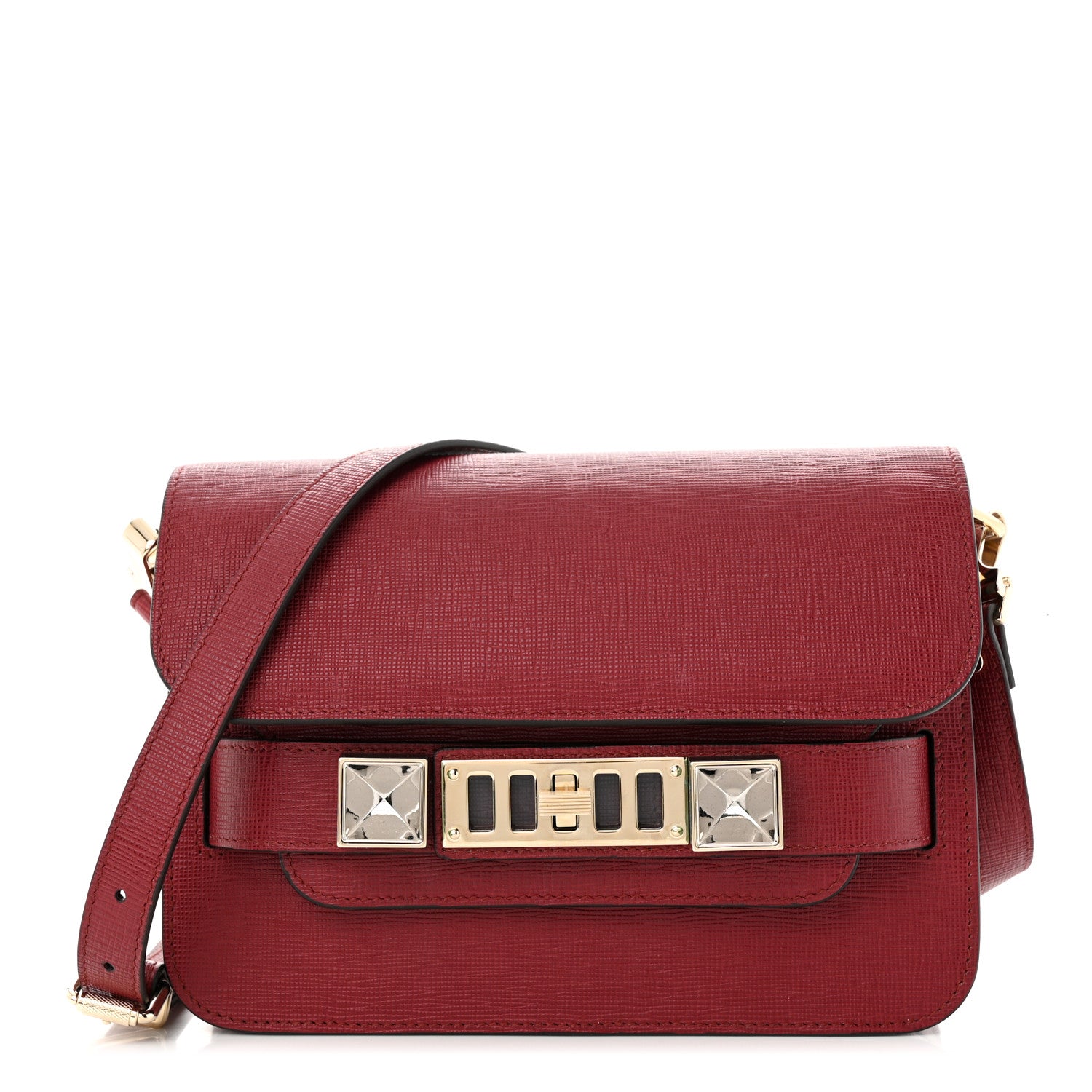 Proenza Schouler New Linosa Mini PS11 Classic Shoulder Bag Flame Red 1 of 10