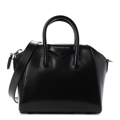 Givenchy Shiny Lord Calfskin Mini Antigona Black 1 of 9