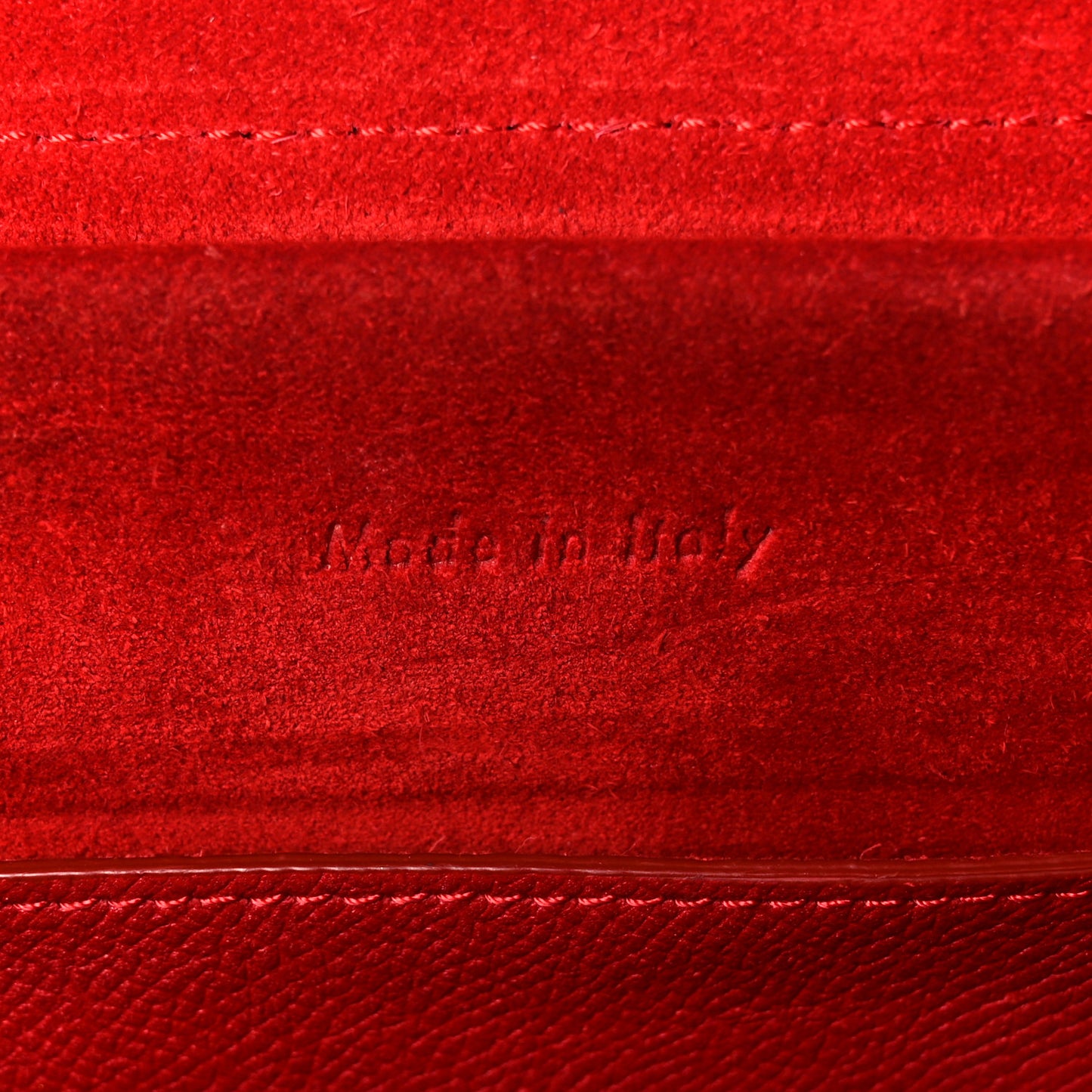 Baby Grained Calfskin Micro Belt Bag Coquelicot