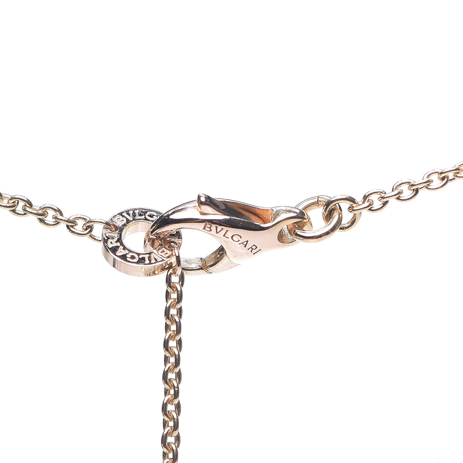 Bulgari 18K Rose Gold Black Ceramic B.Zero1 Pendant Necklace 4 of 5