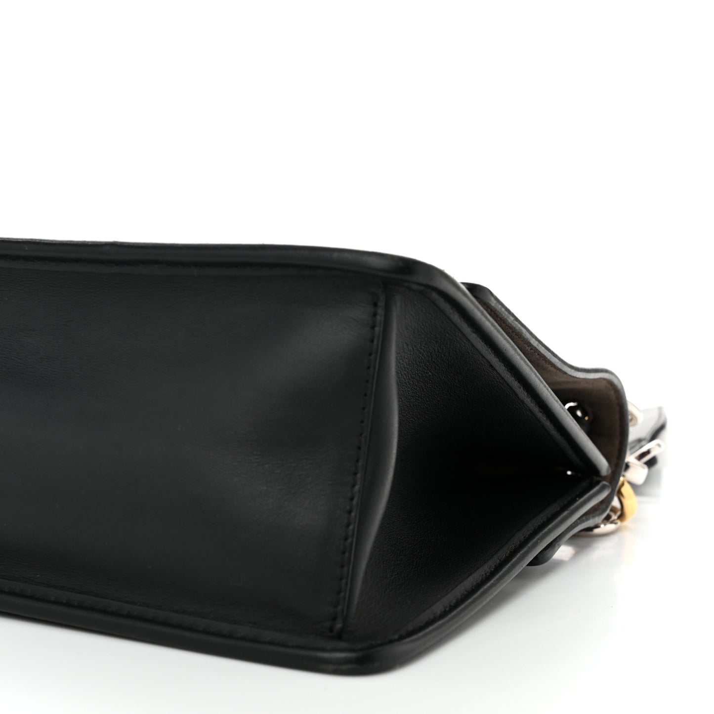 Vitello Century Opaco F is Fendi Kan I Shoulder Bag Black