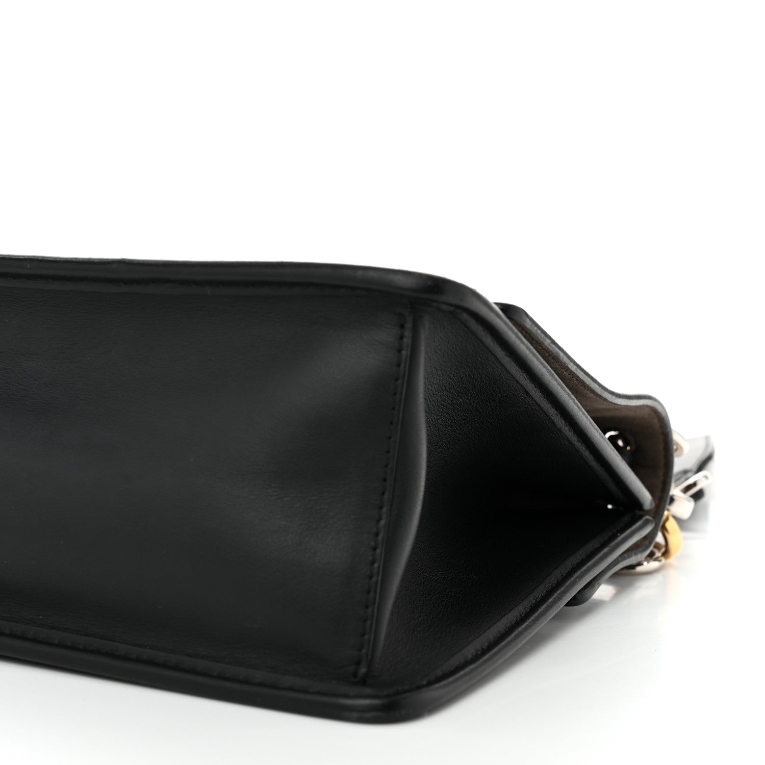 Fendi Vitello Century Opaco F is Fendi Kan I Shoulder Bag Black 10 of 11