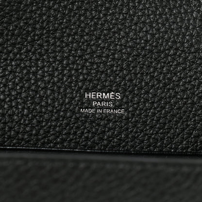 Hermes Taurillon Clemence Sac Roulis 23 Black 5 of 8