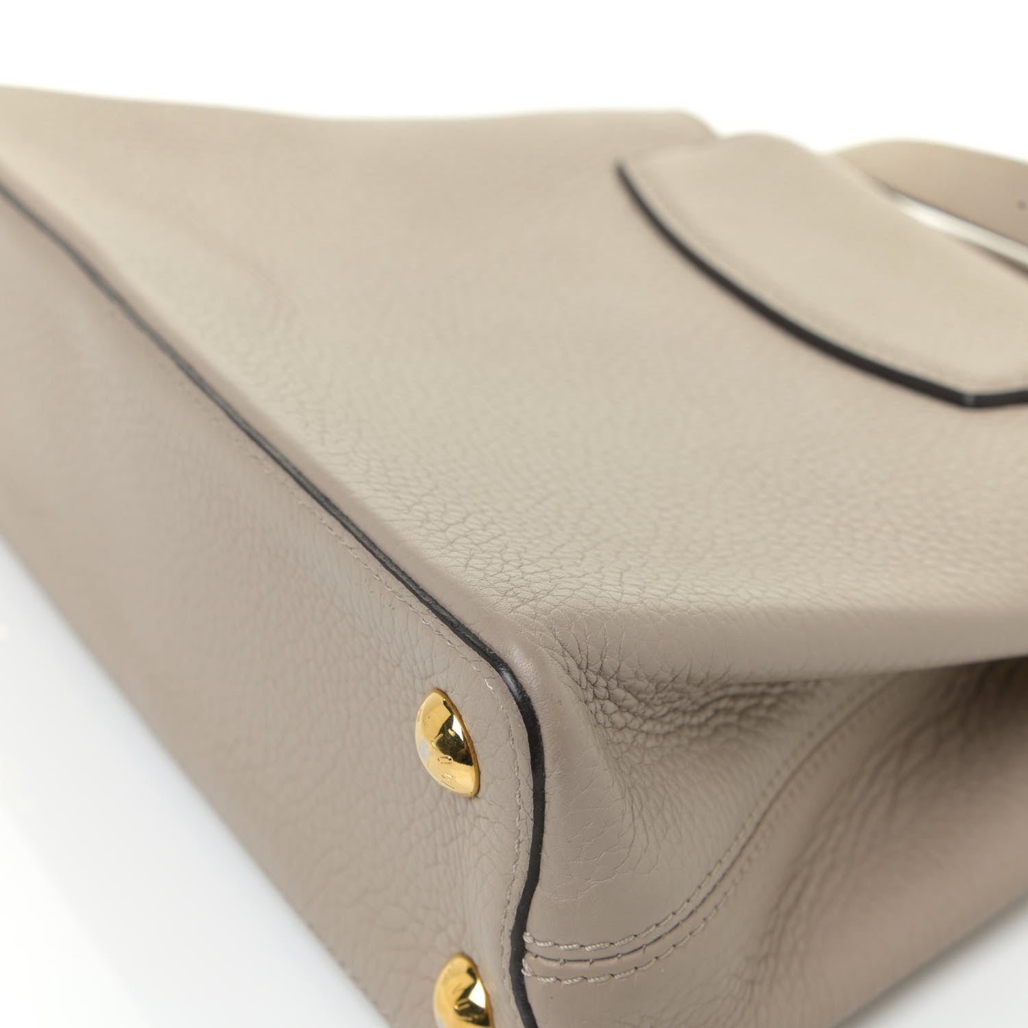 Louis Vuitton Taurillon Capucines BB Galet 16 of 21