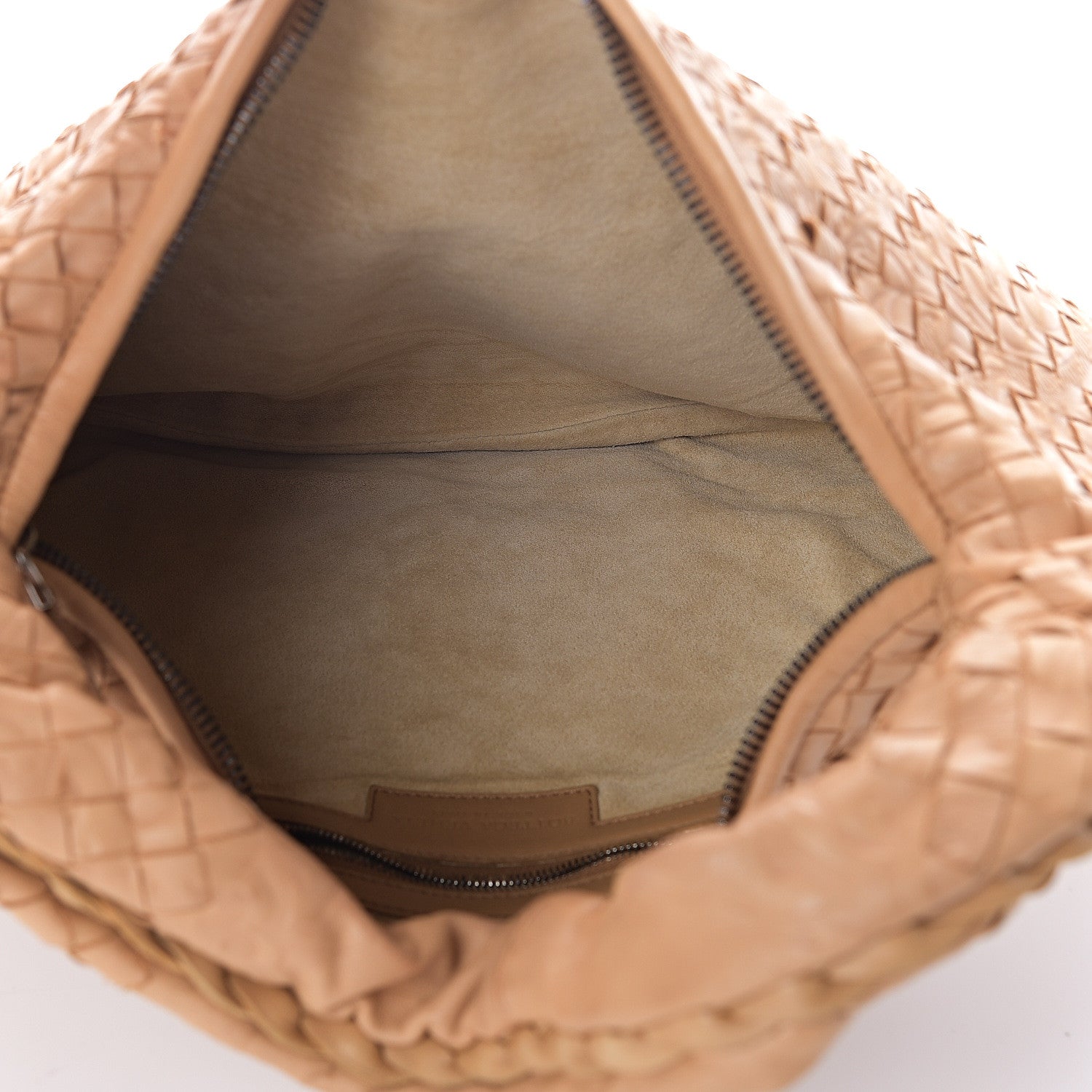 Bottega Veneta Nappa Intrecciato Embossed Medium Veneta Hobo Camel 4 of 8