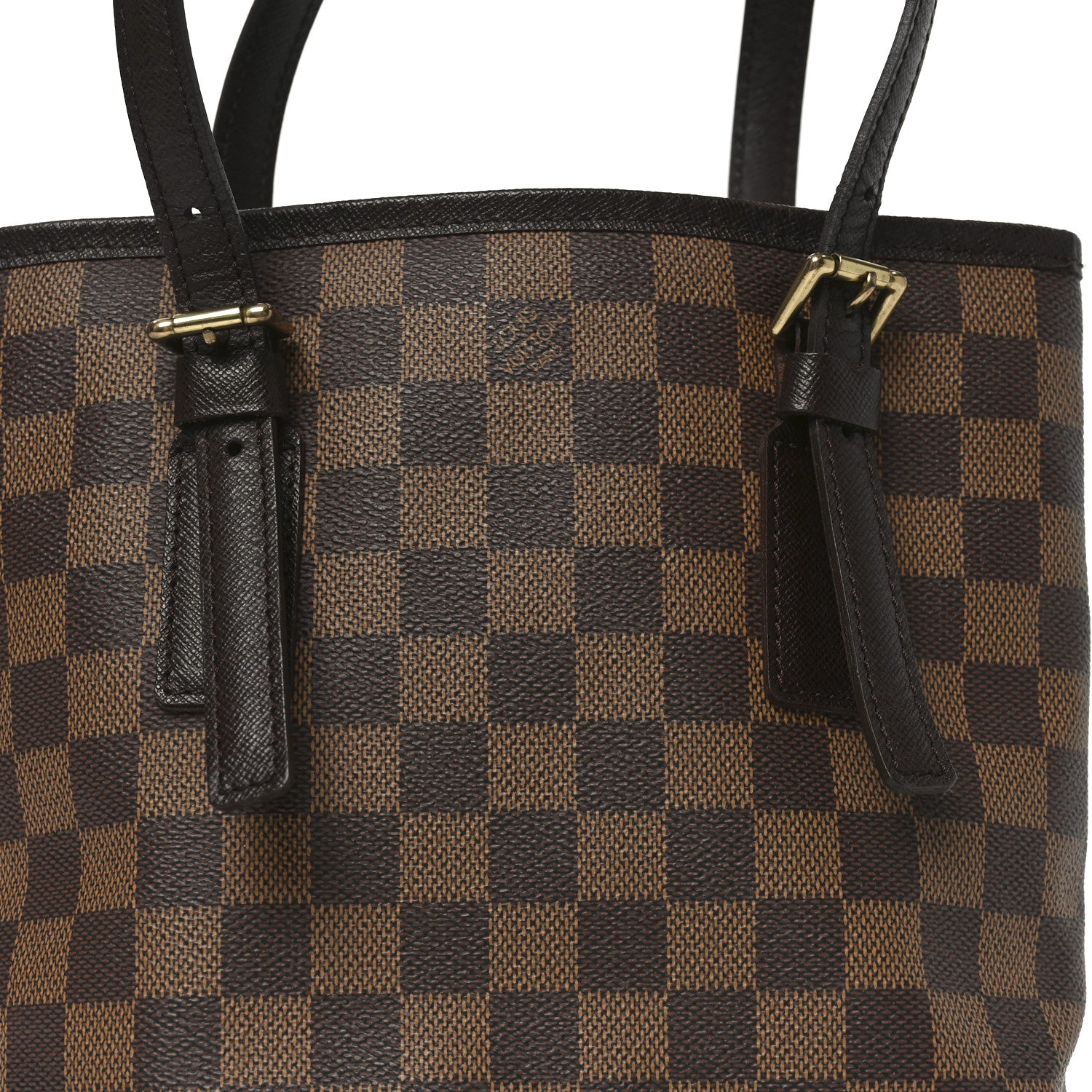 Louis Vuitton Damier Ebene Marais Bucket 23 7 of 9