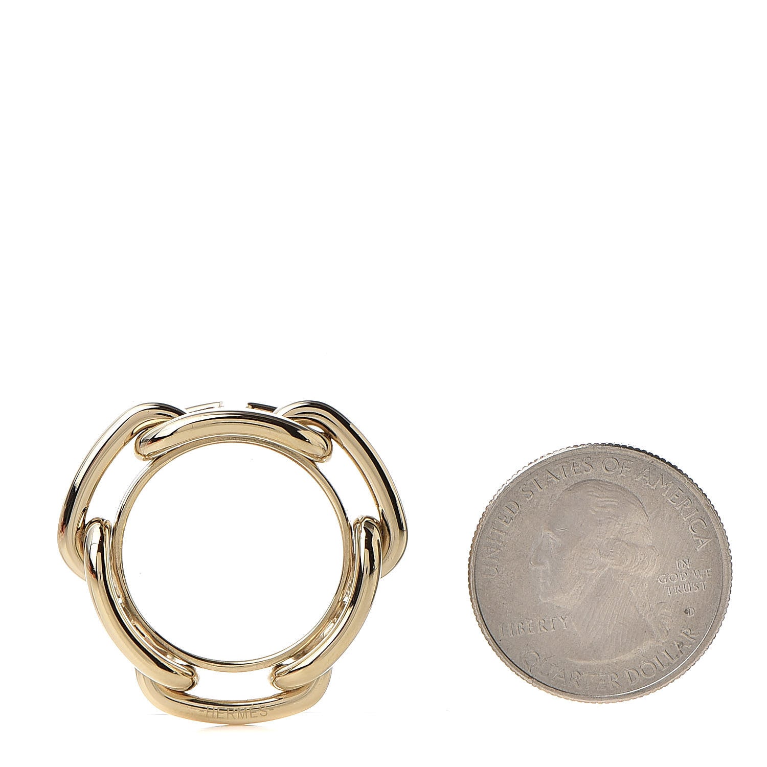 Hermes Permabrass Regate Scarf Ring 3 of 5