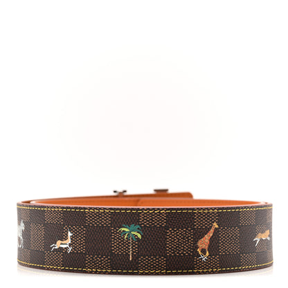 Louis Vuitton LV x The Darjeling Limited Monogram 40mm LV Initiales Reversible Belt 90 36 Brown Camel 2 of 6