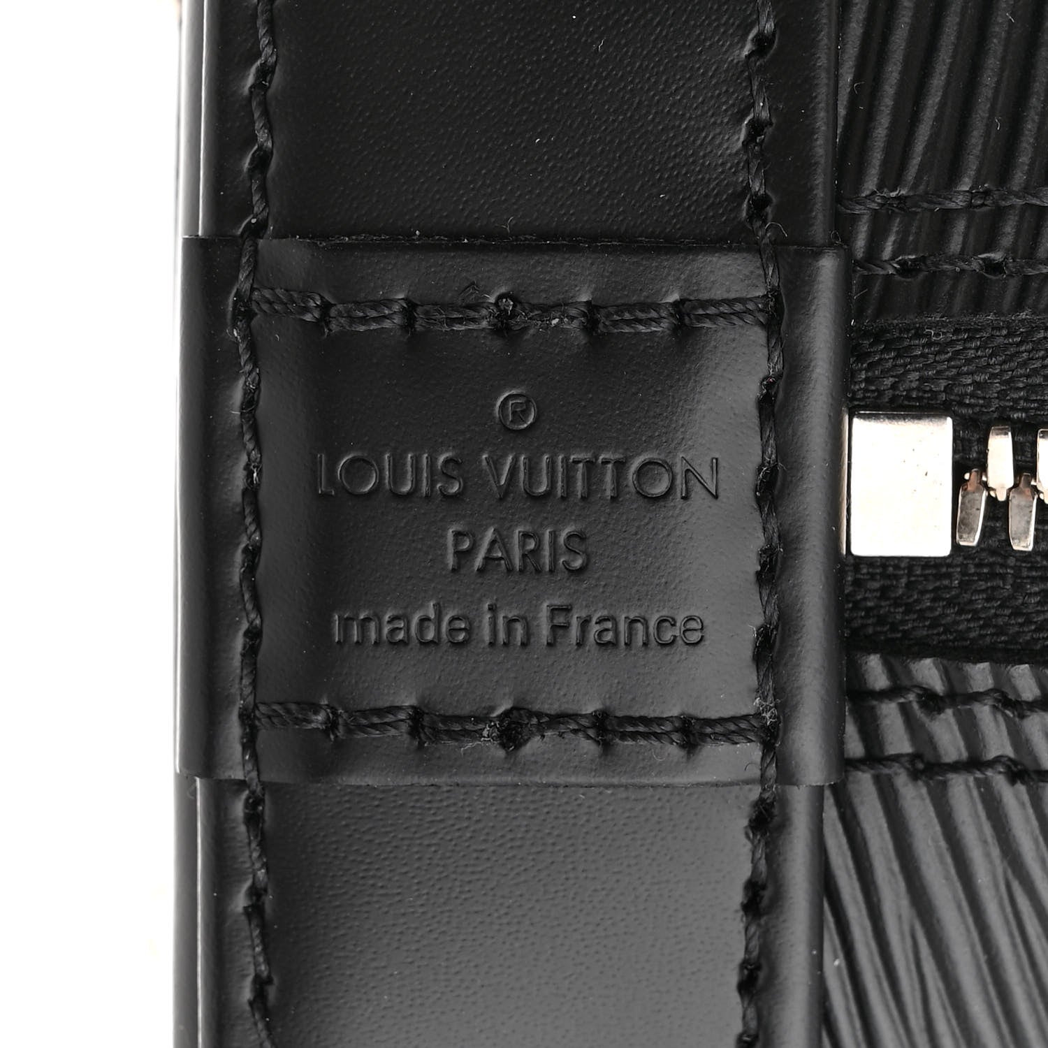 Louis Vuitton Epi Alma BB Black 6 of 10