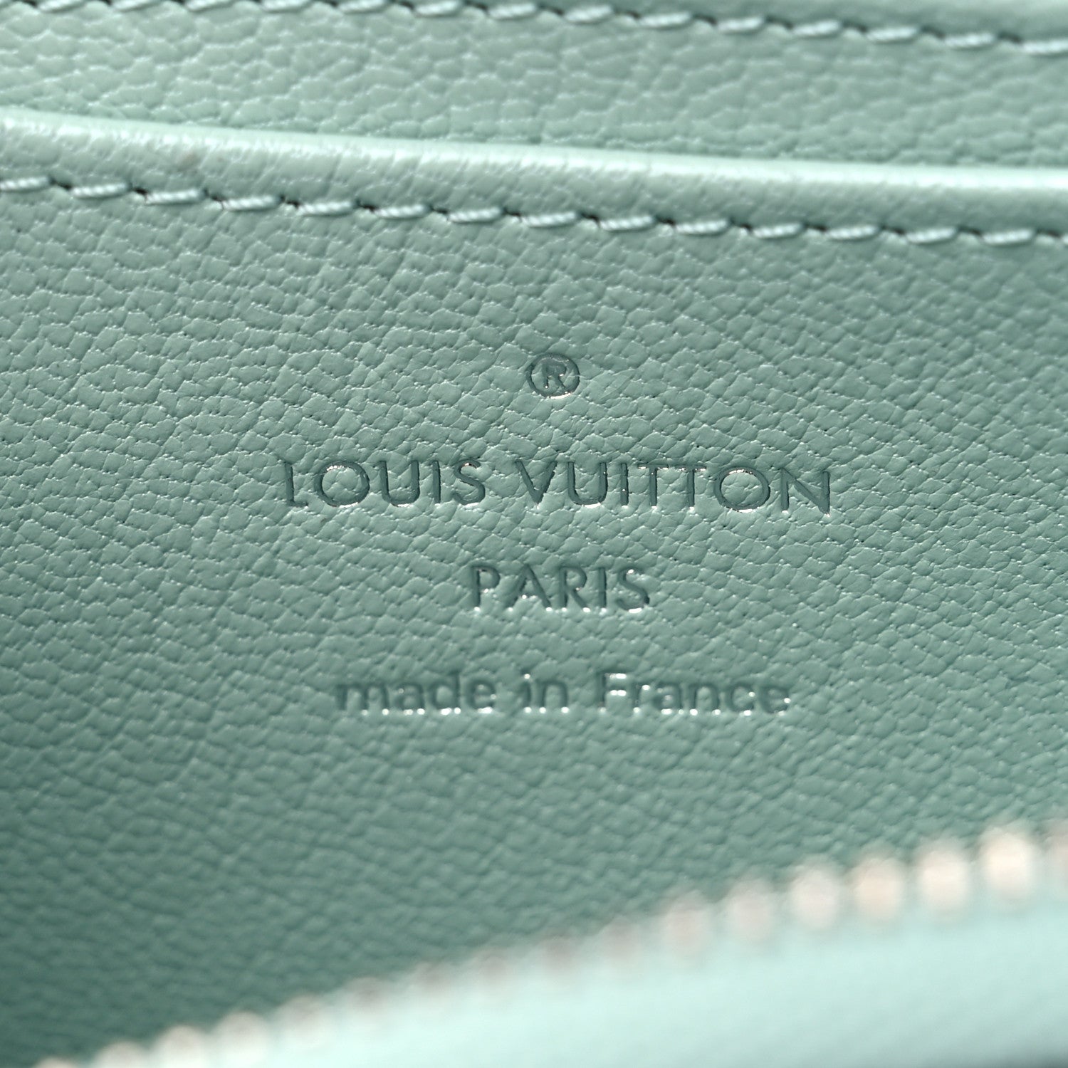 Louis Vuitton Ostrich Zippy Coin Purse Candy Green 6 of 8