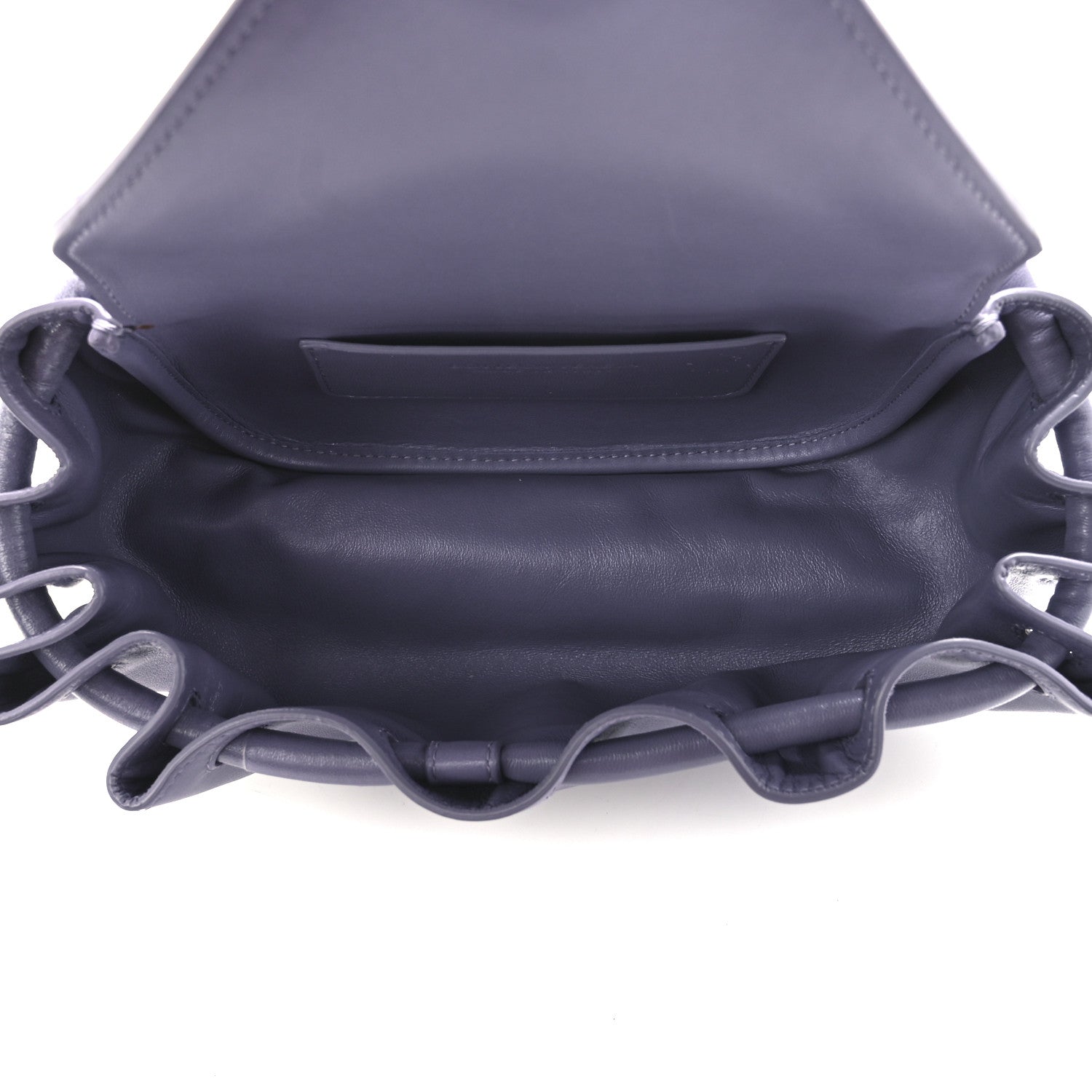 Bottega Veneta Lambskin Small Beak Triangle Flap Shoulder Bag Lavender 5 of 10