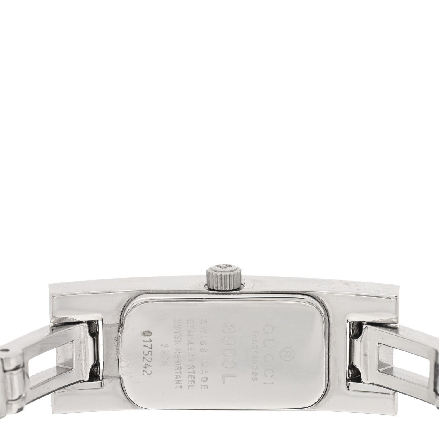 Gucci Stainless Steel 12mm 3900L Quartz Watch Grey 4 of 5