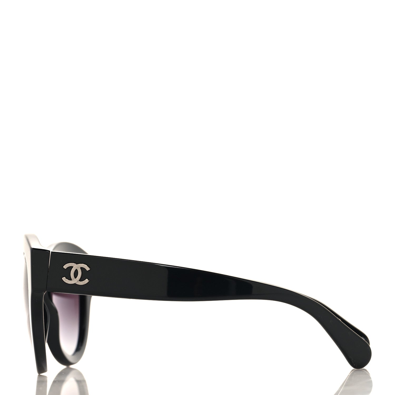 Chanel Acetate Butterfly Sunglasses 5371 Black 3 of 7