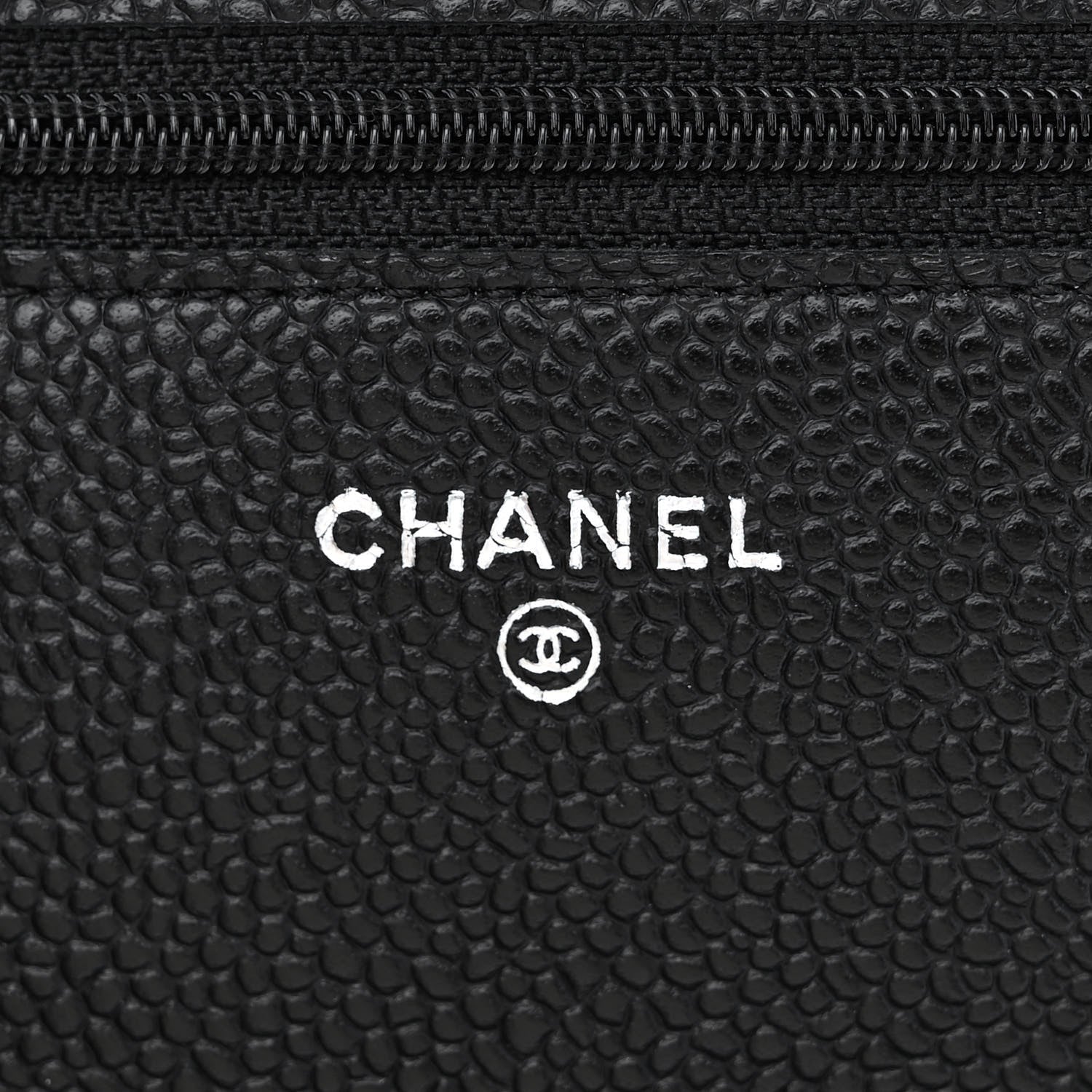 Chanel Caviar Quilted Wallet on Chain WOC Black 6 of 12