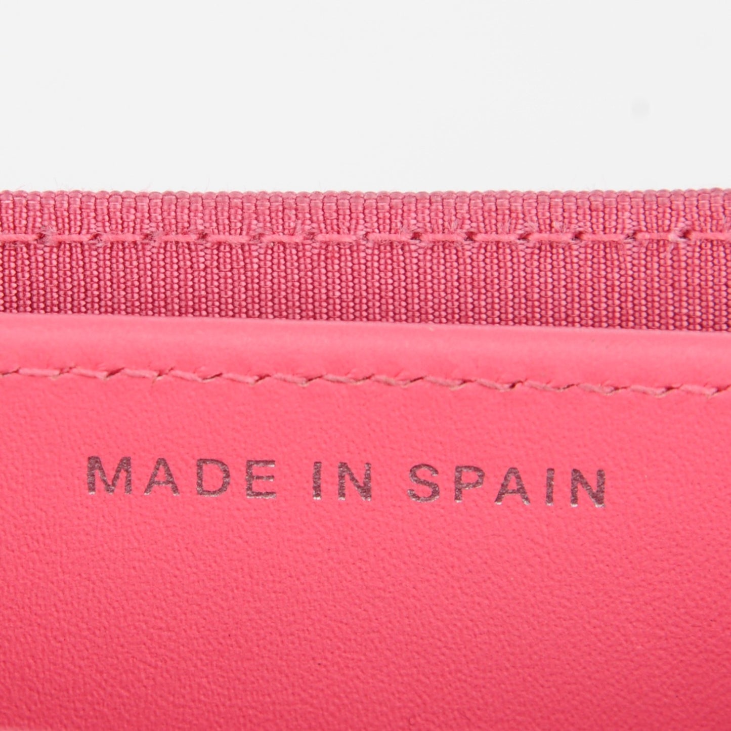 Patent Quilted Coin Purse Pink