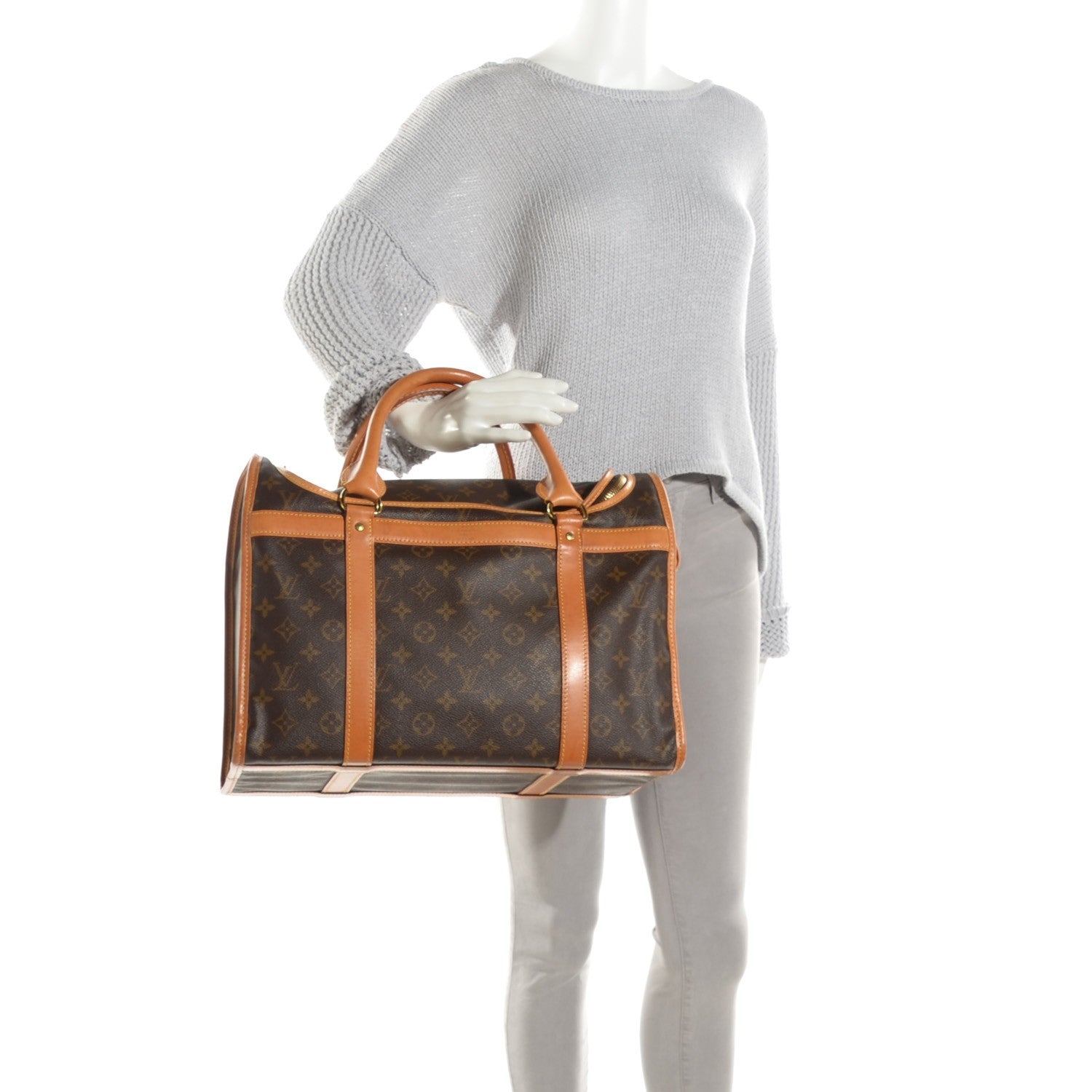 Louis Vuitton Monogram Sac Chien 40 Pet Carrier 5 of 12