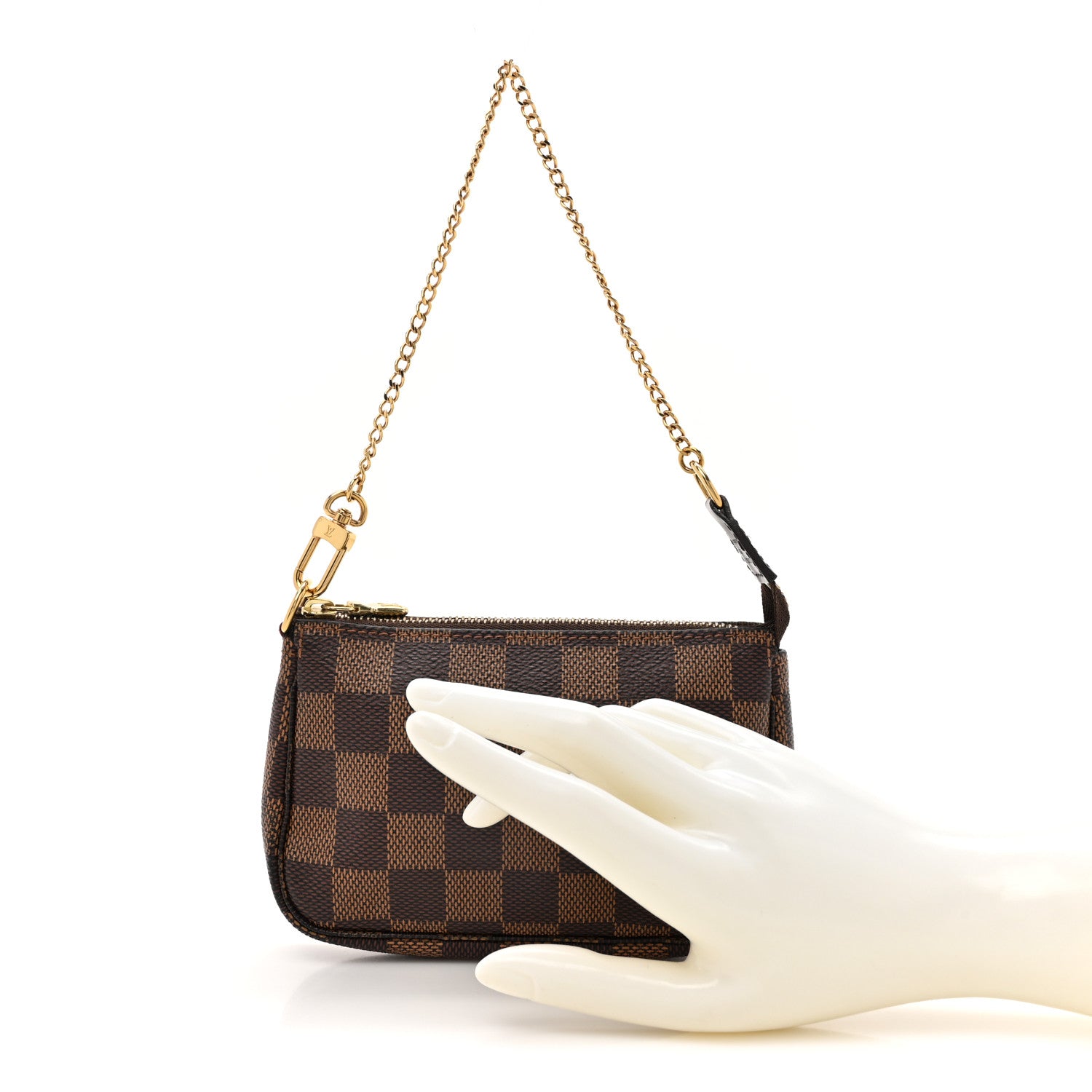 Louis Vuitton Damier Ebene Mini Pochette Accessories 2 of 13