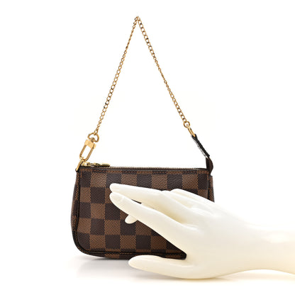Louis Vuitton Damier Ebene Mini Pochette Accessories 2 of 13