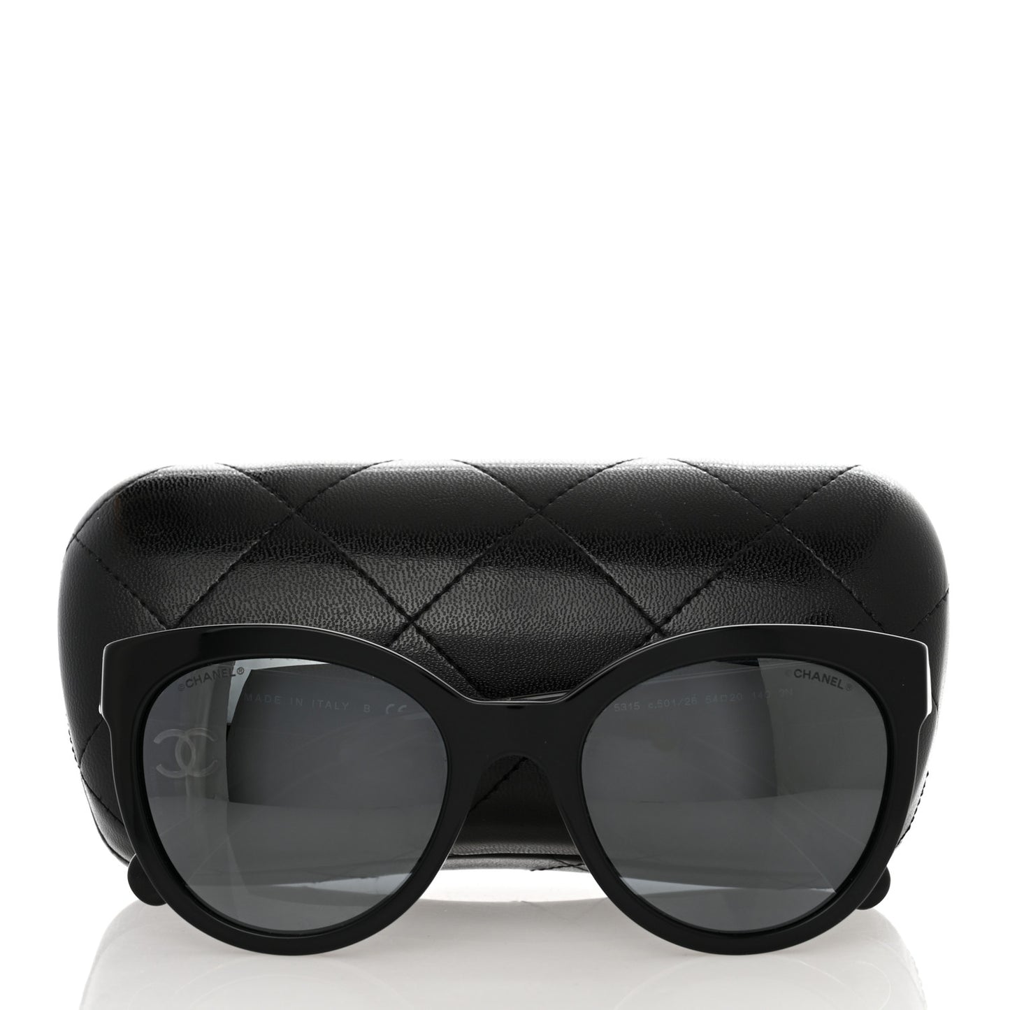 Pantos Signature CC Sunglasses 5315 Black