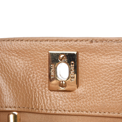 Chanel Calfskin Cerf Executive Shopper Tote Beige 19 of 24
