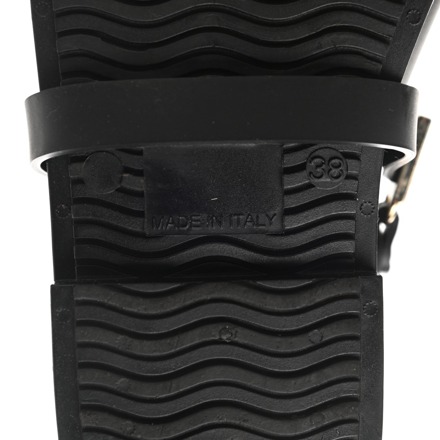 Jimmy Choo PVC Rubber Cheshire Rain Boots 38 Black 7 of 7