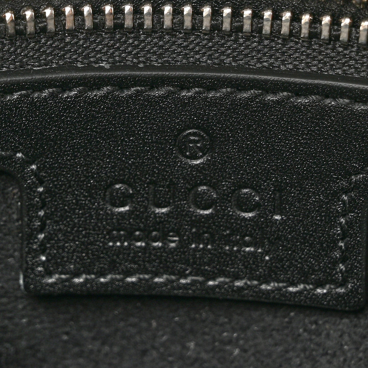 Senna Calfskin Petite GG Top Handle Shoulder Bag Black
