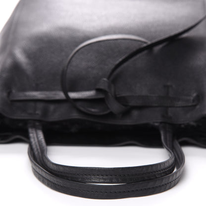 Celine Soft Grained Calfskin Medium Belt Cabas Phantom Black 13 of 14