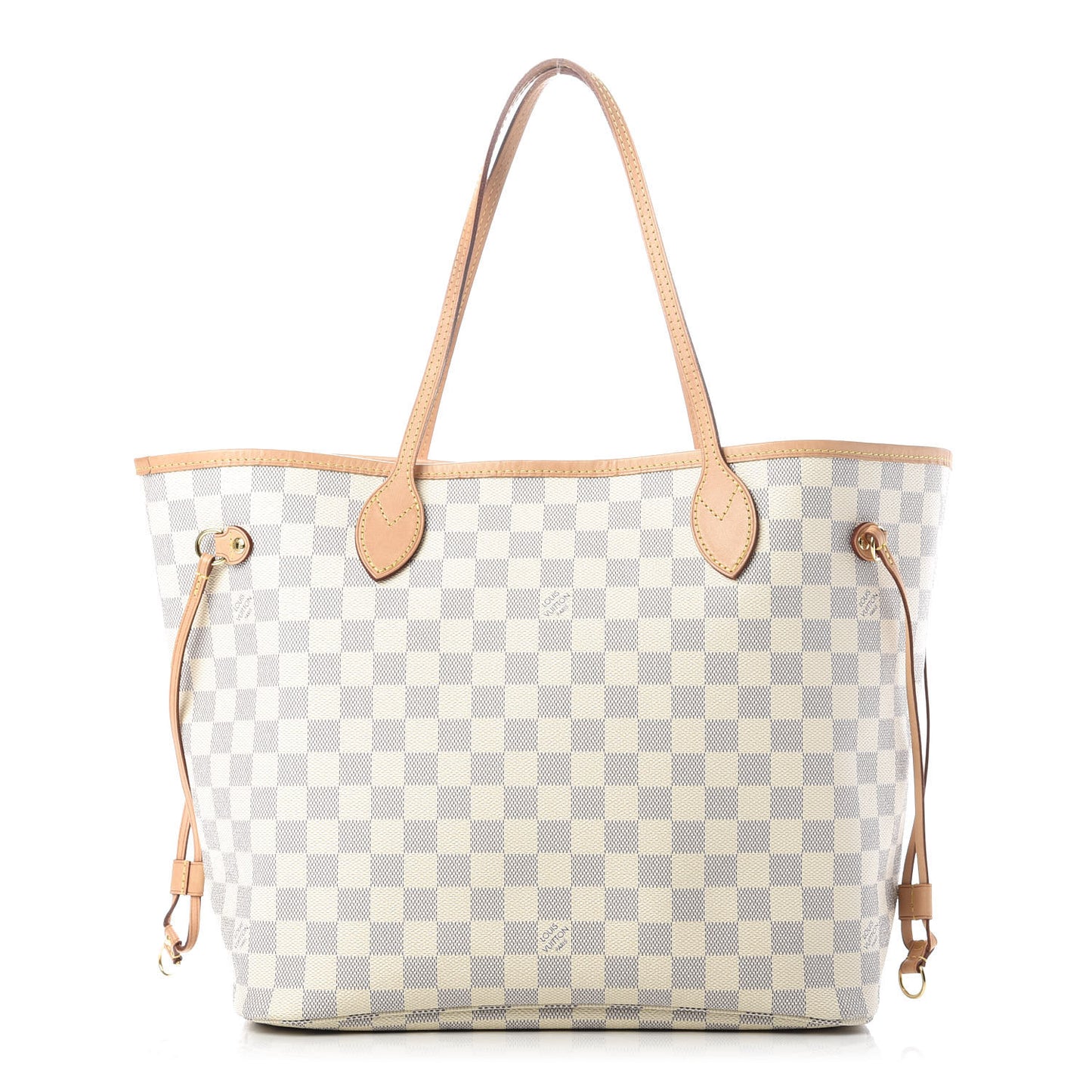 Damier Azur Neo Neverfull MM Rose Ballerine