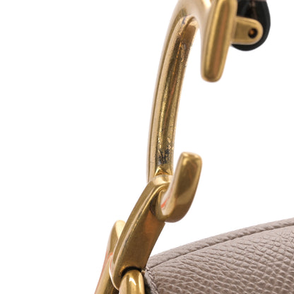 Christian Dior Grained Calfskin Saddle Bag Warm Taupe 14 of 14