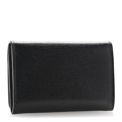 Gucci Azalea Calfskin Script Card Case Black 3 of 10