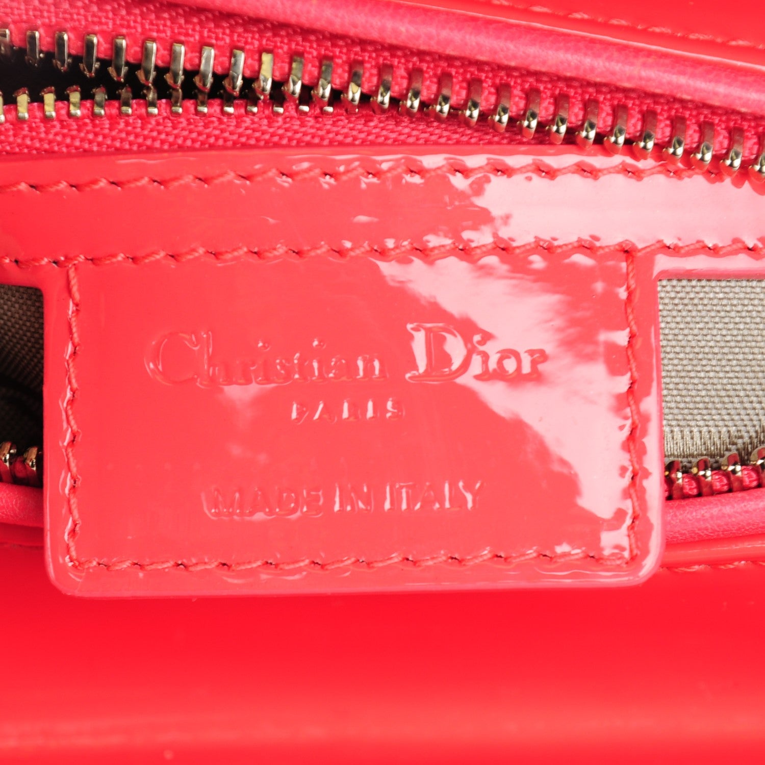 Christian Dior Patent Cannage Medium Lady Dior Light Coral 6 of 7