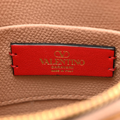 Valentino Garavani Grainy Calfskin Mini Vlogo Hobo Bag Rose Cannelle 6 of 9