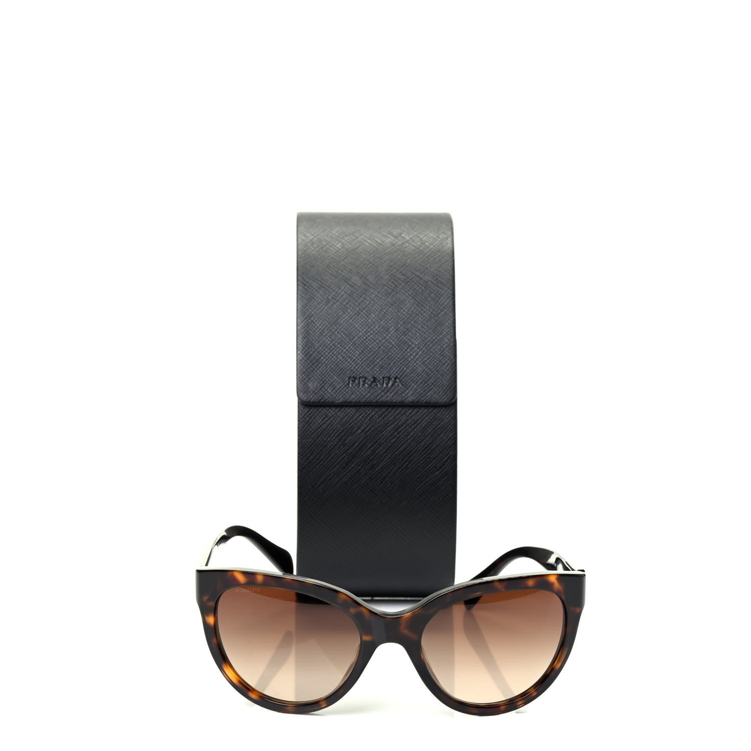 Prada Acetate Cat Eye Sunglasses SPR 05P Tortoise 6 of 6