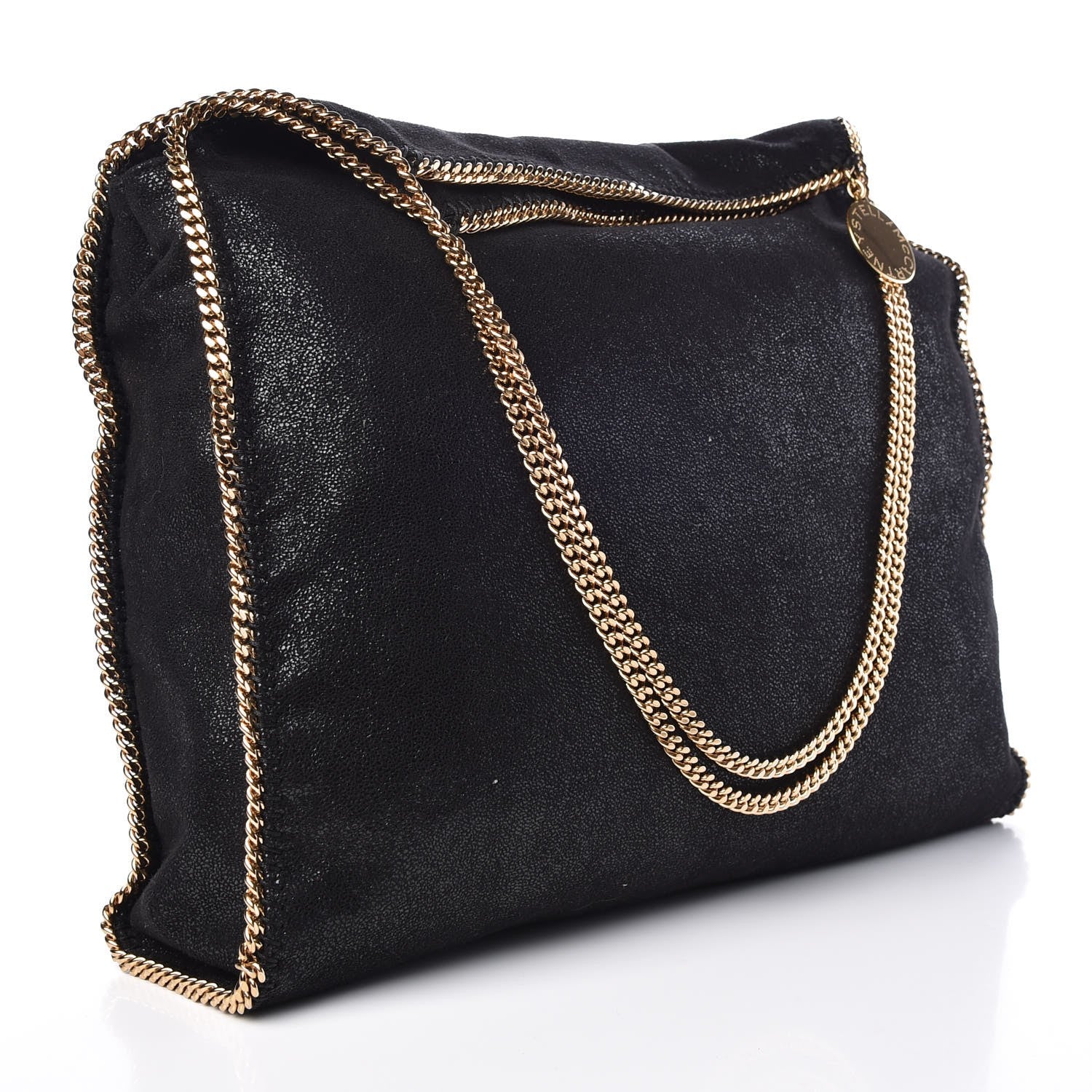 Stella McCartney Shaggy Deer Small Falabella Tote Black 3 of 7