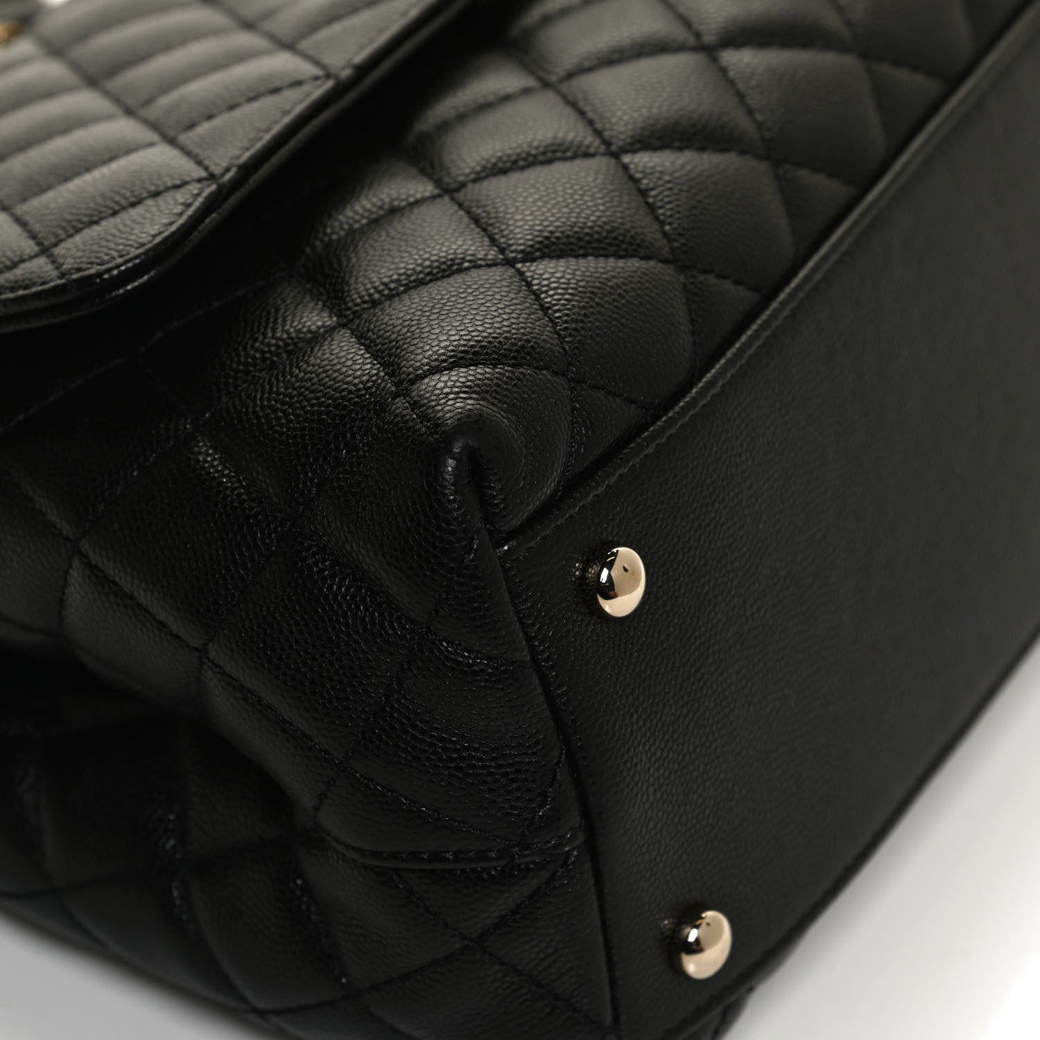 Chanel Caviar Quilted Small Coco Handle Flap Black 11 of 11