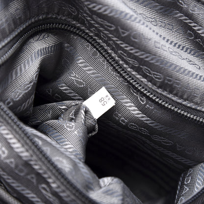 Prada Tessuto Nylon Saffiano Tote Ardesia 6 of 11