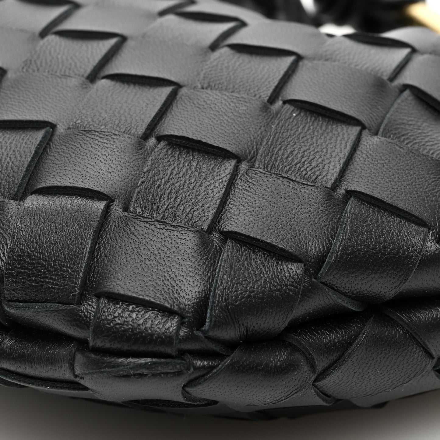 Nappa Intrecciato Mini Sardine Bag Black