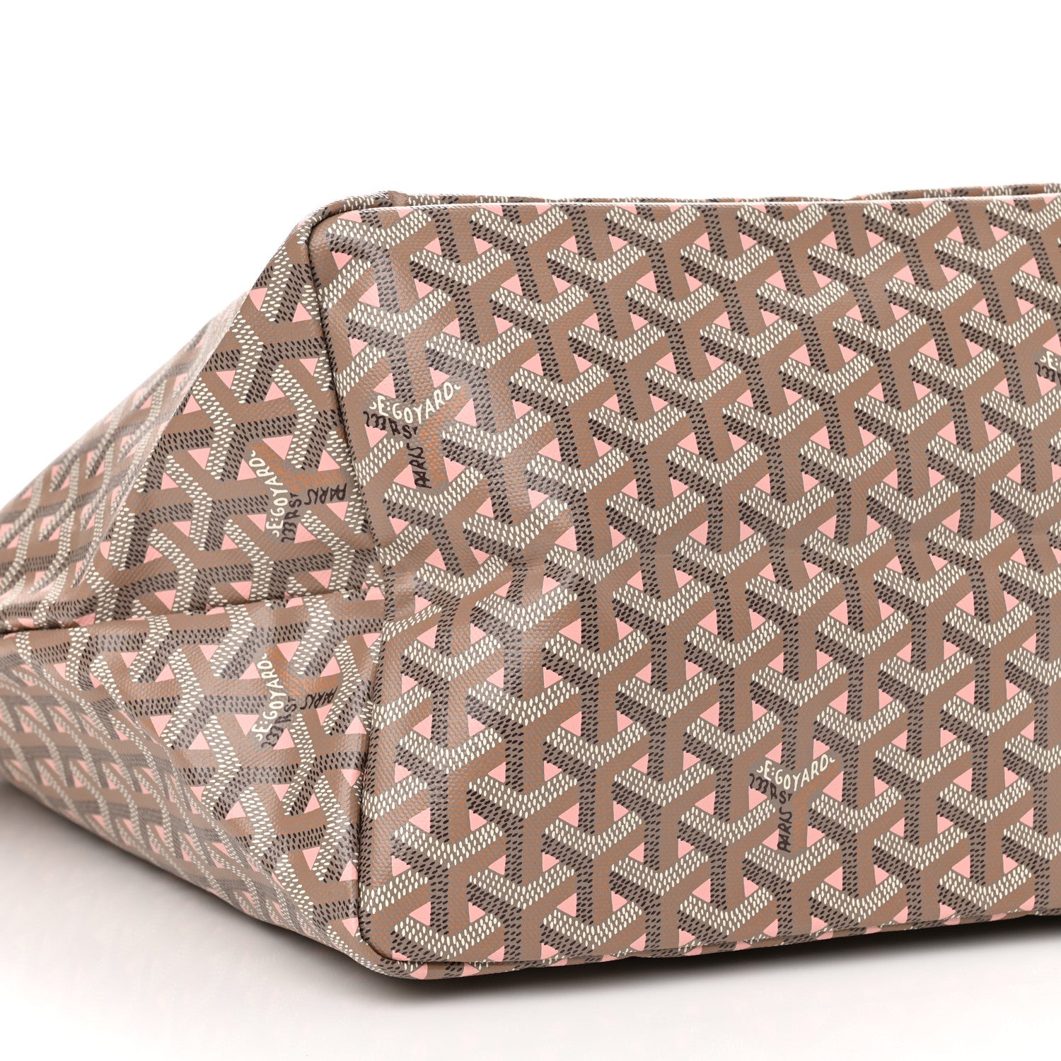 Goyard Goyardine Saint Louis Claire Voie GM Grege Powder Pink 10 of 11