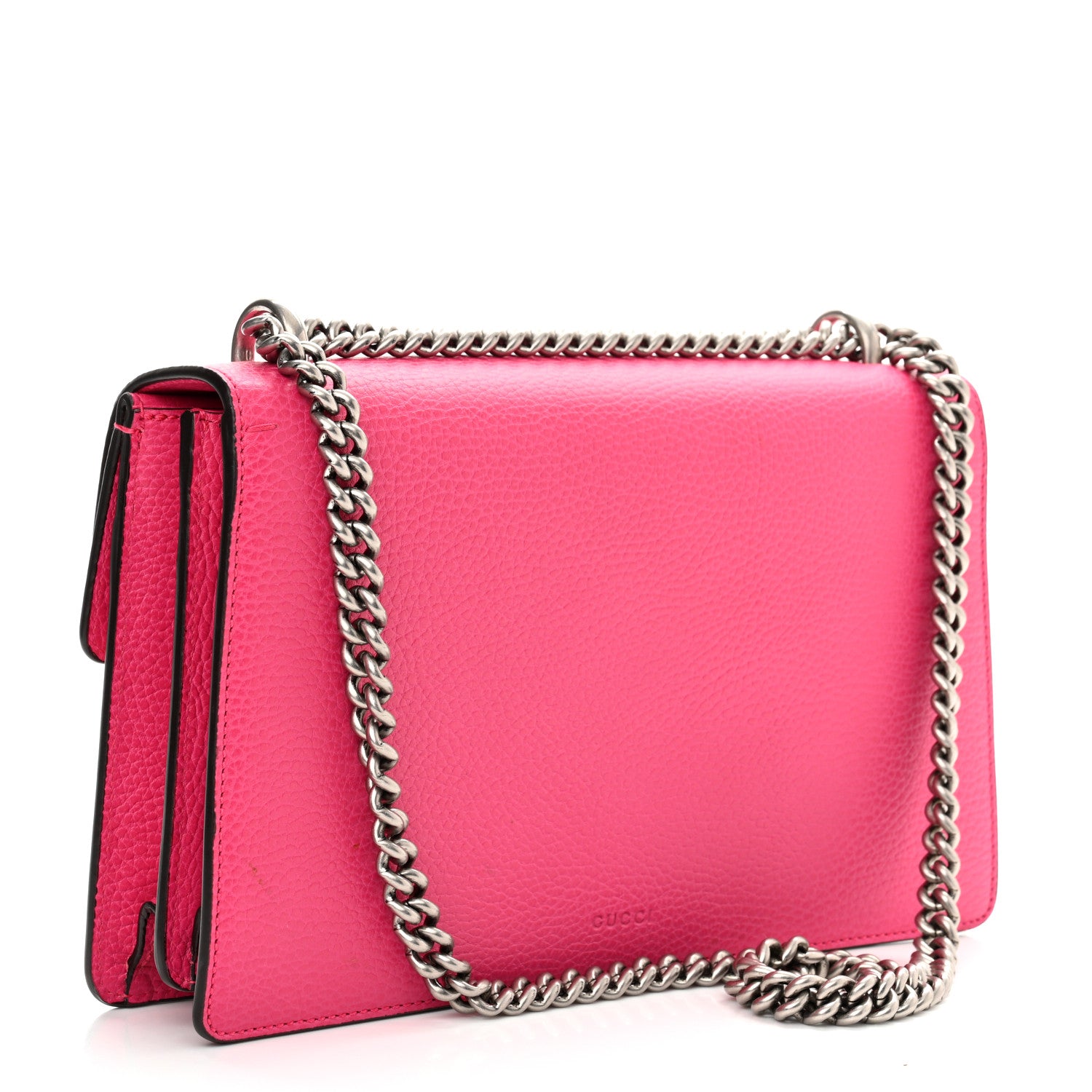 Gucci Pebbled Calfskin Embellished Guccify Small Dionysus Shoulder Bag Rosa 3 of 10
