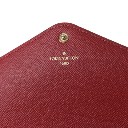 Louis Vuitton Damier Ebene Josephine Wallet Red 8 of 9