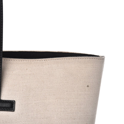 Tom Ford Canvas Calfskin T Tote Beige 16 of 17