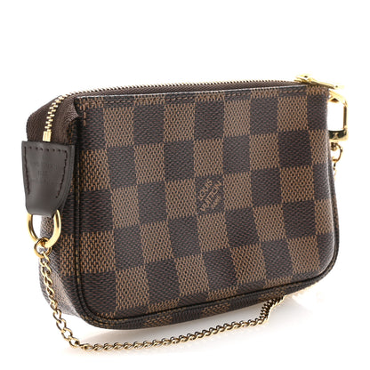 Louis Vuitton Damier Ebene Mini Pochette Accessories 3 of 7