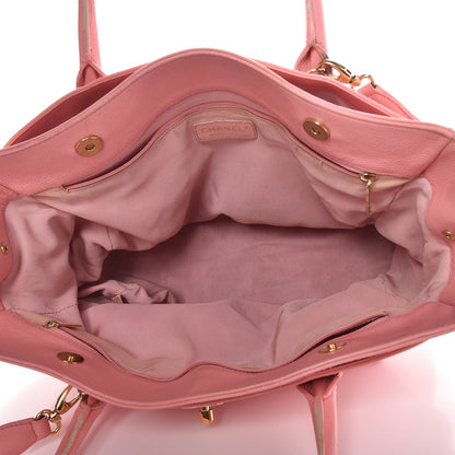 Chanel Calfskin Cerf Shopper Tote Pink 6 of 20