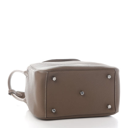 Hermes Taurillon Clemence Lindy 26 Etoupe 4 of 9
