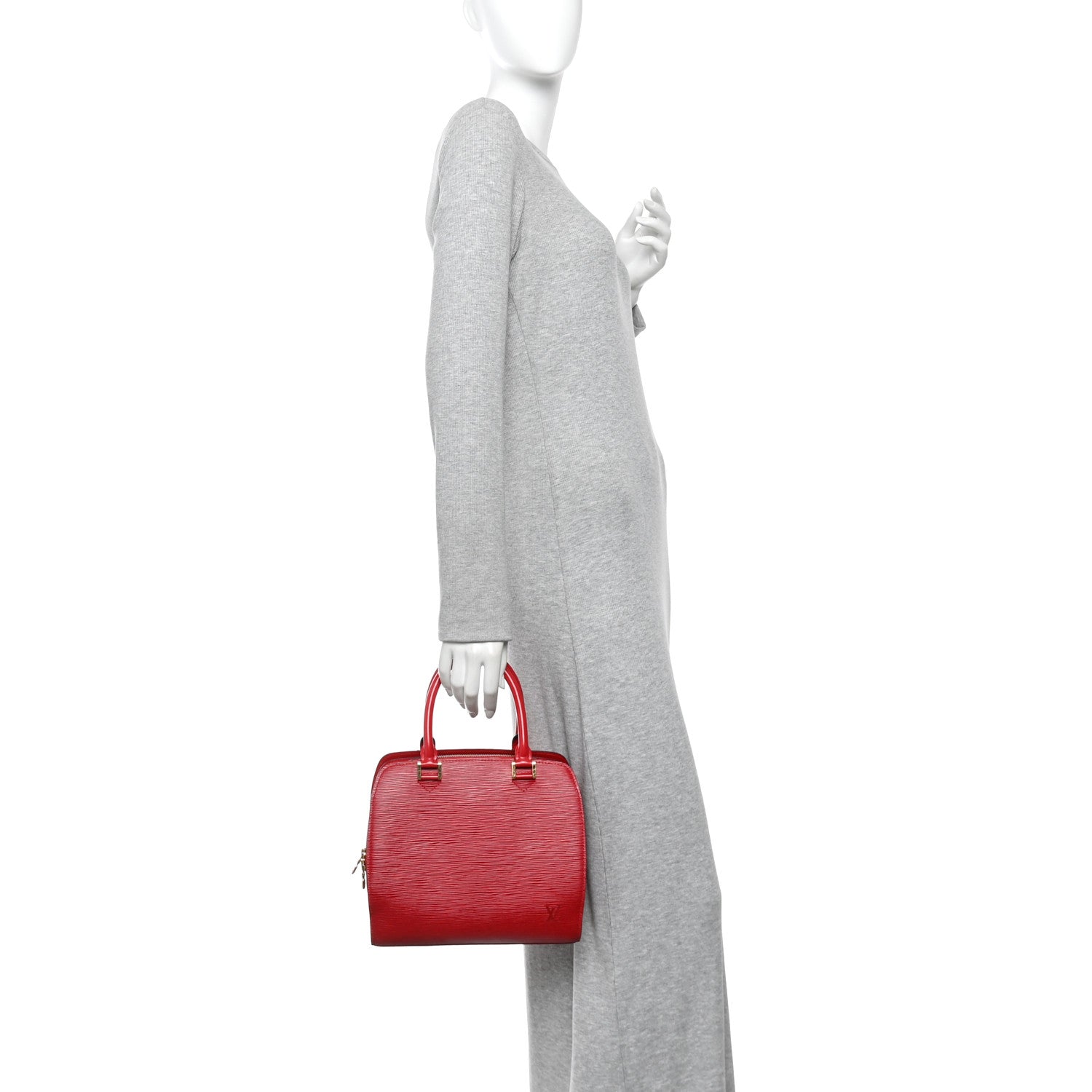 Louis Vuitton Epi Pont-Neuf Castillan Red 2 of 9
