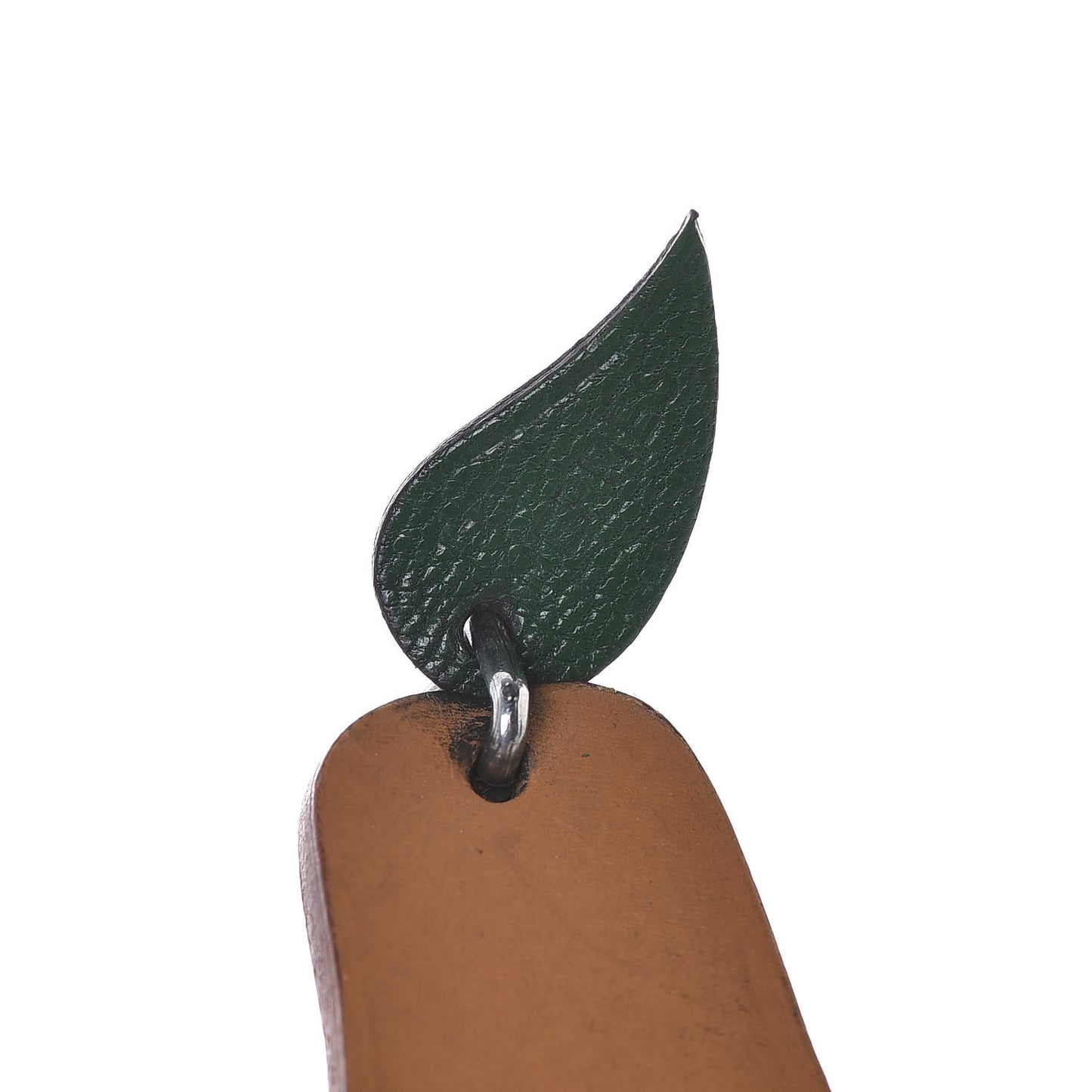 Swift Chevre Pear Key Chain Bag Charm