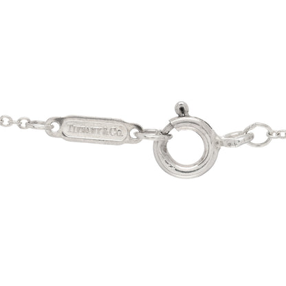 Tiffany Sterling Silver Medium Atlas Open Pendant Necklace 3 of 3