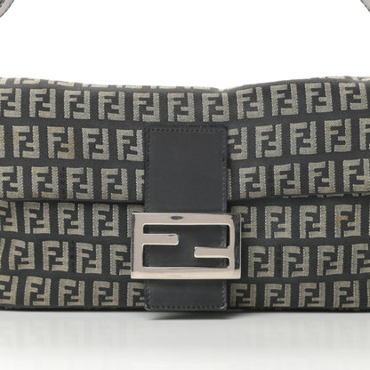 Fendi Zucchino Baguette Black 8 of 13